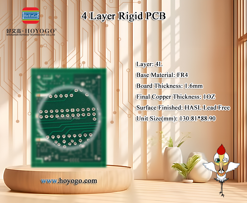 #PCBProducts

#4Layer #FR4 #1OZ #HASLLeadFree
Board Thickness: 1.6mm
Unit Size(mm): 130.81*88.90

HOYOGO Website: hoyogo.com
Alibaba Store: hoyogo.com.cn

#PCBfactory #PCBmanufacturer #PCB #PCBA #PCBsupplier #HDI #FPC #flexiblePCB #MetalbasePCB #HoYoGoPCB