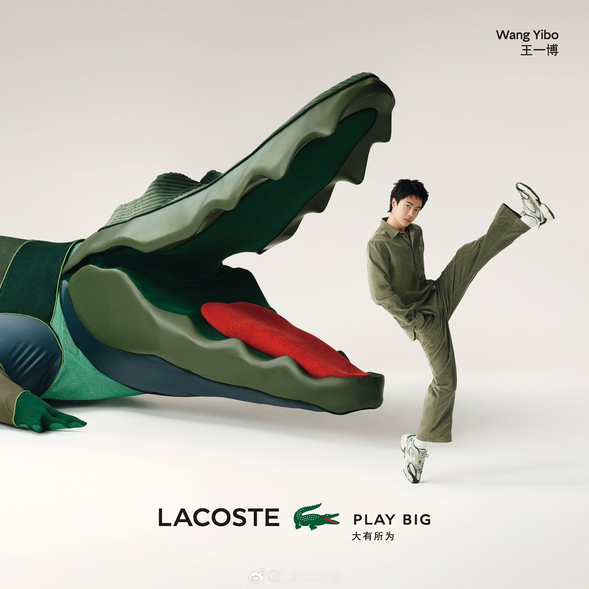 Wang Yibo 🐊 Lacoste #WangYibo #王一博 #왕이보 #WangYibo王一博 #王一博WangYibo #mossloveyibo #mossdrawyibo