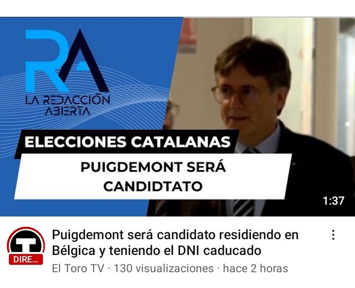 'Puigdemont será candidato residiendo en Bélgica y teniendo el DNI caducado'. ¿Esto es un país o un puto CIRCO? 😂🤦🏻‍♂️