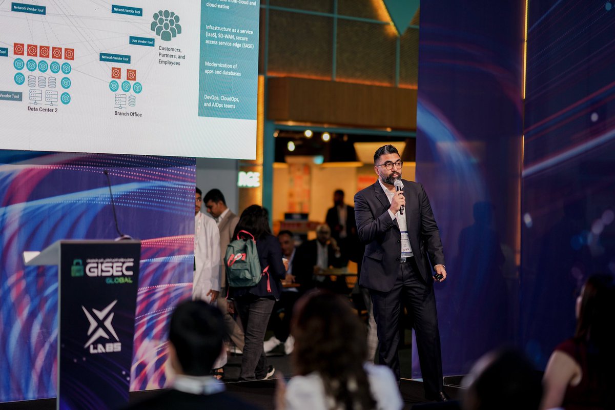 📸 Highlights from Abdul's session at #GISEC day 2, where he delved into the smart capabilities of #AIOps and #automation within the IT estate.