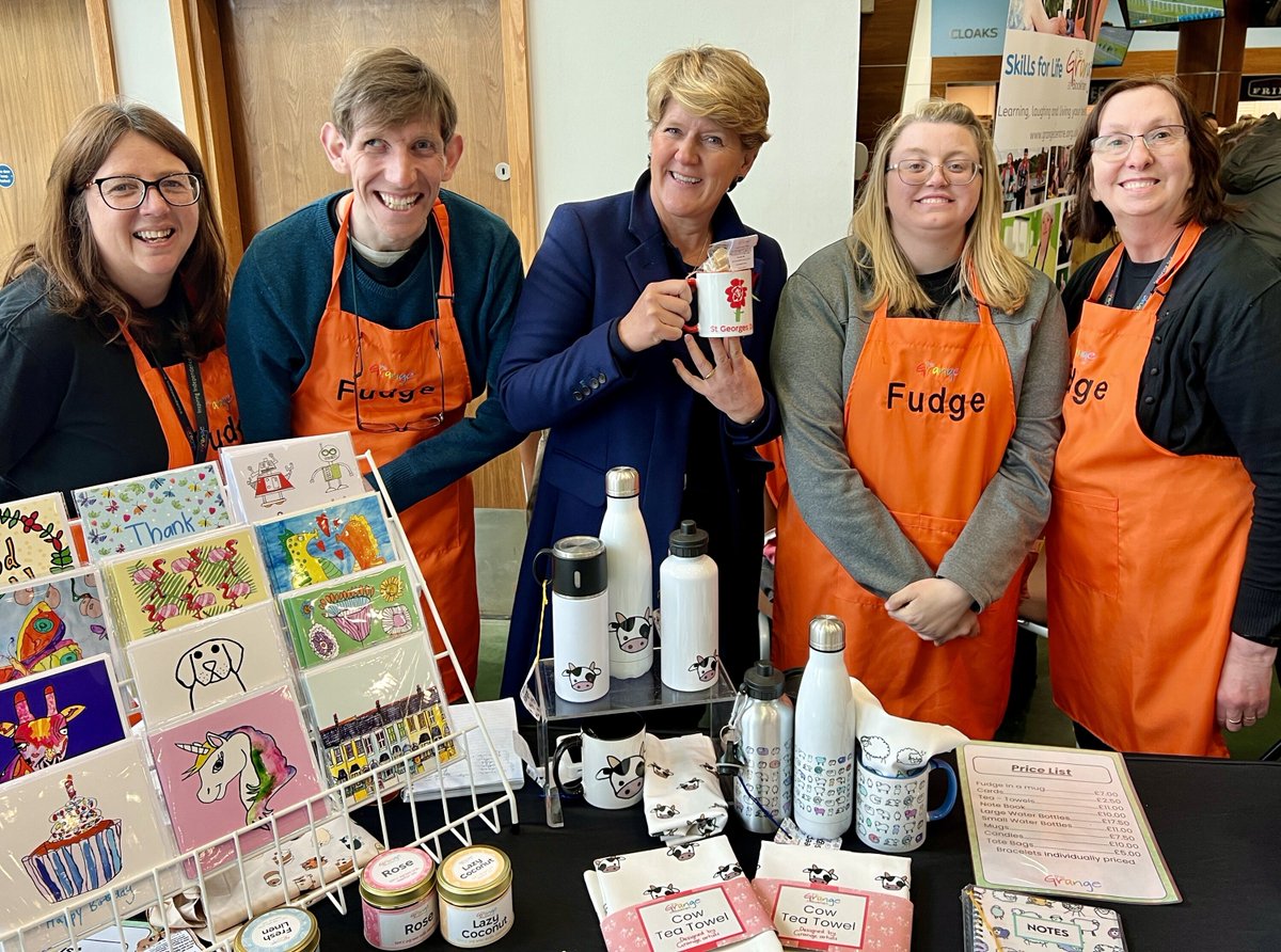 It was a very busy day for our team at Epsom Downs Racecourse Spring Meeting yesterday. The guys enjoyed meeting so many people and they almost sold out of our wonderful fudge. Among the many visitors to the stall was TV personality Clare Balding
