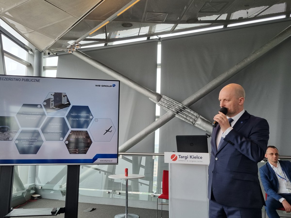 WBGroup_PL's tweet photo. Na targach @polsecure rozpoczęła się Konferencja @WBGroup_PL poświęcona premierze zintegrowany system bezpieczeństwa i ochrony A4S #FORCULUS. https://t.co/tuCwLA1uZC