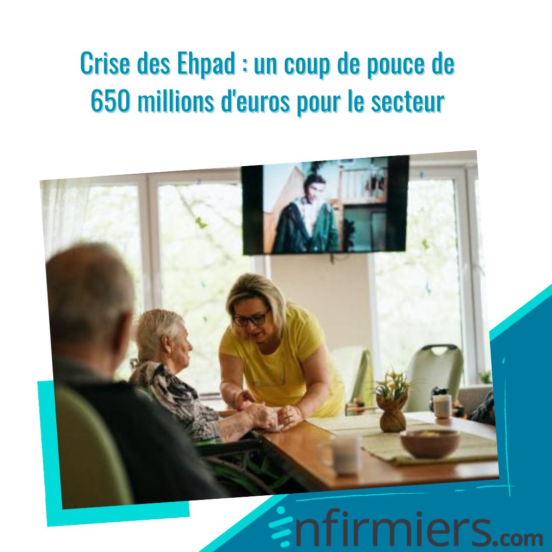 Crise des Ehpad : un coup de pouce de 650 millions d'euros pour le secteur ➡️ buff.ly/44dOkiO