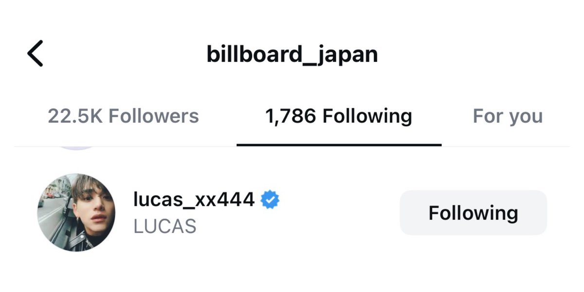 🎉 so proud to see #LUCAS' first billboard japan solo placement (they followed him back during superm activities)

#LUCAS_Renegade #루카스