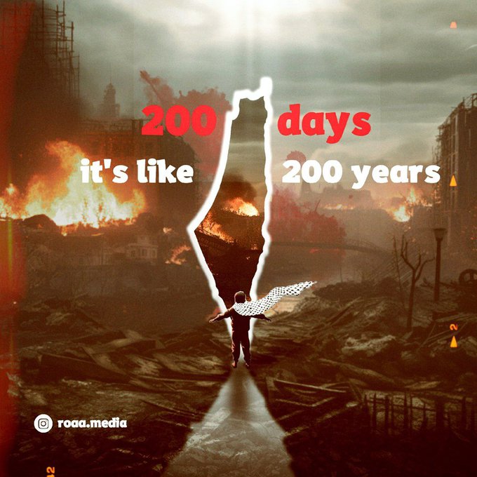 PBlanrue's tweet photo. En 200 jours, Israël a assassiné plus de 14 000 enfants.  
Relisez-le à haute voix. https://t.co/Pl1AzCGKWo