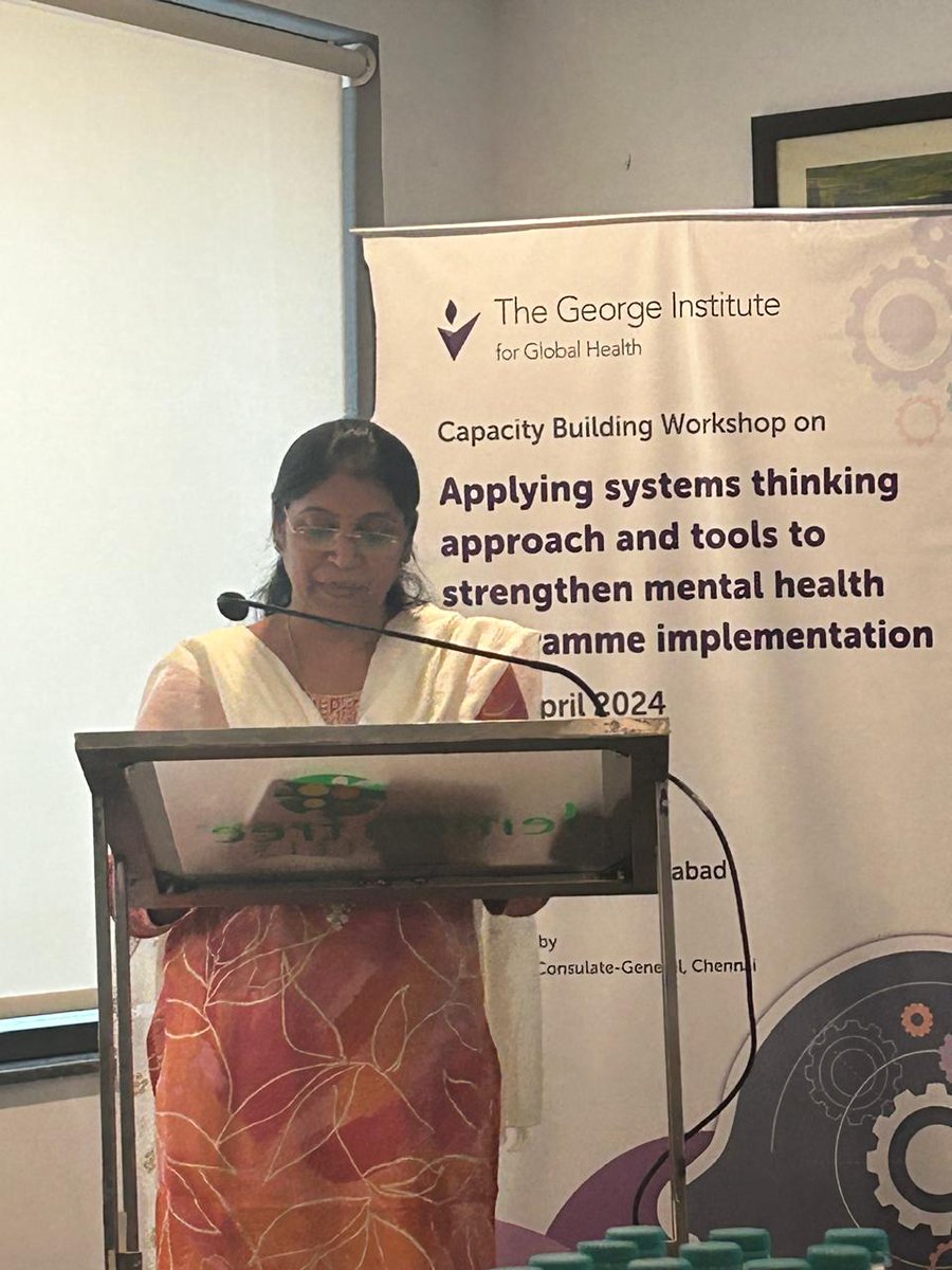 Exciting News! We have successfully concluded a capacity-building workshop, “Applying systems thinking approach to strengthen #MentalHealth program implementation" in #Hyderabad, India.

This workshop empowered participants with key system concepts &amp; tools to enhance planning and