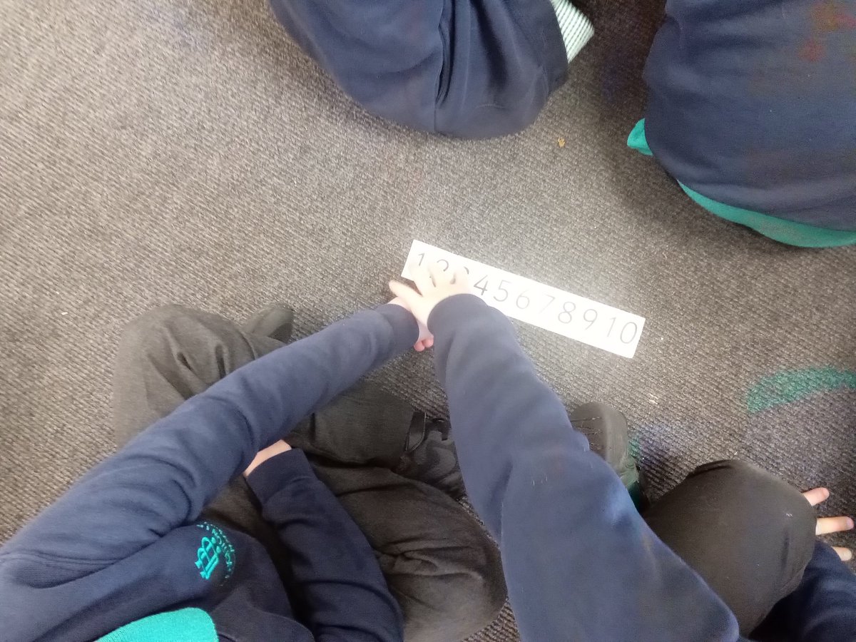 BoughtonHeath's tweet image. Reception numeracy #countbackwards #takeaway #subtraction