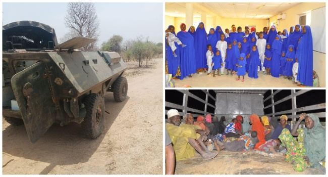 Troops Recover Valuable Assets In Timbuktu Triangle, Rescue Women, Children channelstv.com/2024/04/24/tro…