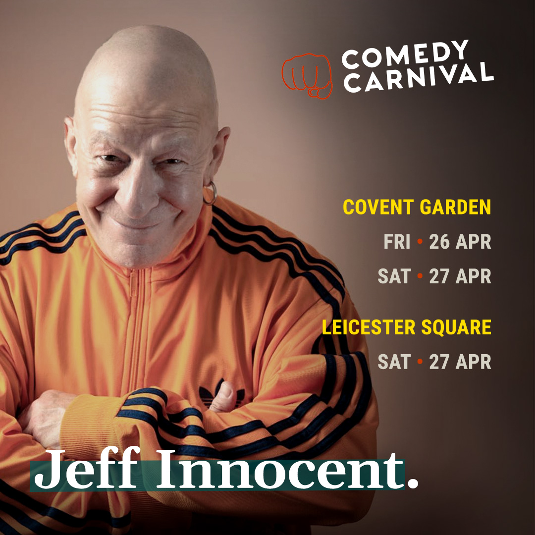 International stand up comedy this Friday, feat. @InnocentJeff, #PrinceAbdi, @iamthomasgreen, and @phildins as MC. Tickets: comedycarnival.co.uk/covent-garden/ Doors 7:30pm - 8:30pm. Show 8:30pm - 10:30pm
