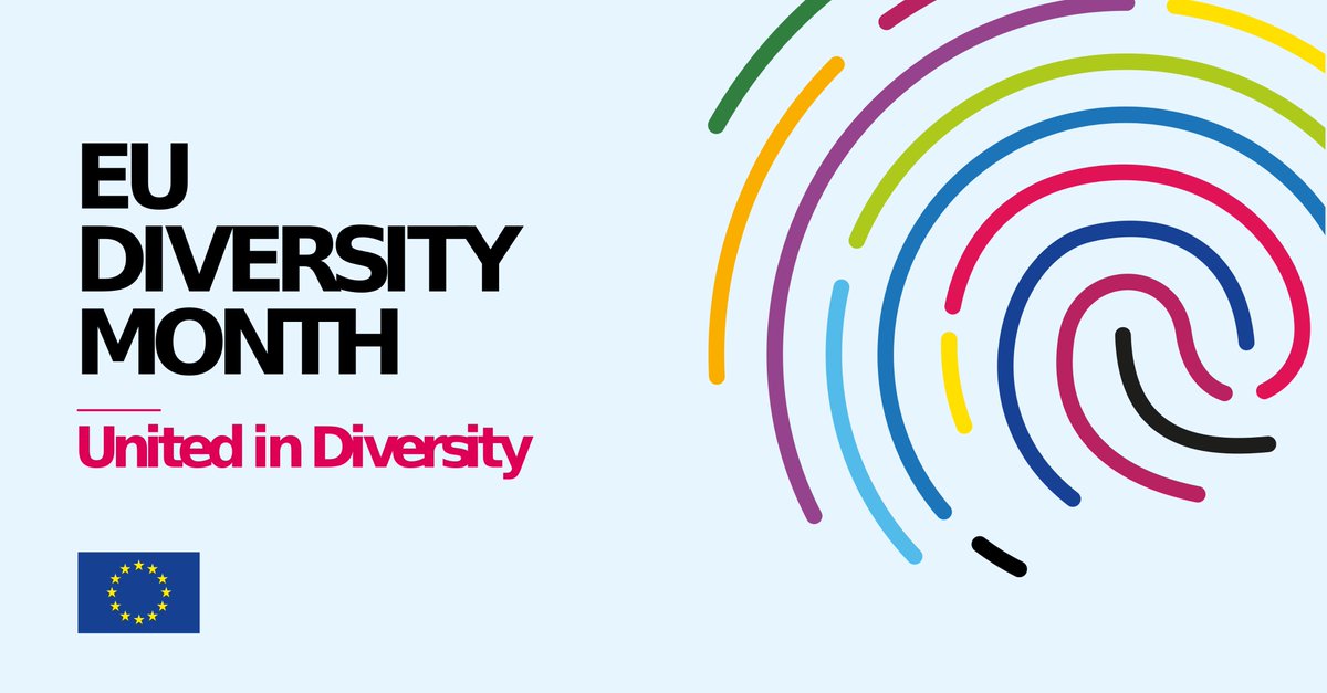 May 2024: it's European Diversity Month!

Tomorrow the opening event of the @EU_Commission's initiative promoting inclusion as a tool to build resilient workplaces.

Find out more: bit.ly/3JASqYZ

@helenadalli @EU_Justice

#EUDiversityMonth #UnionOfEquality