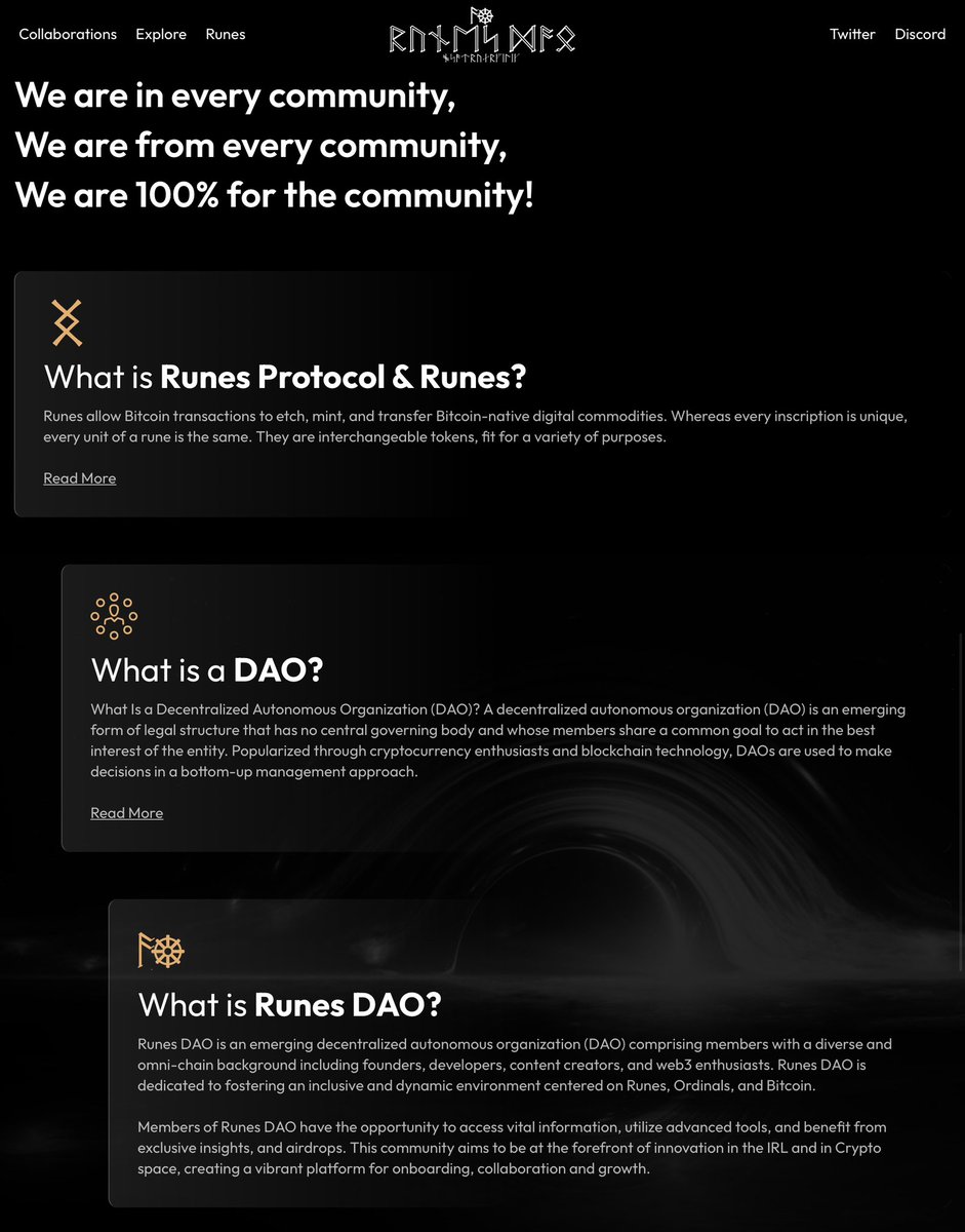 Runes_DAO tweet picture