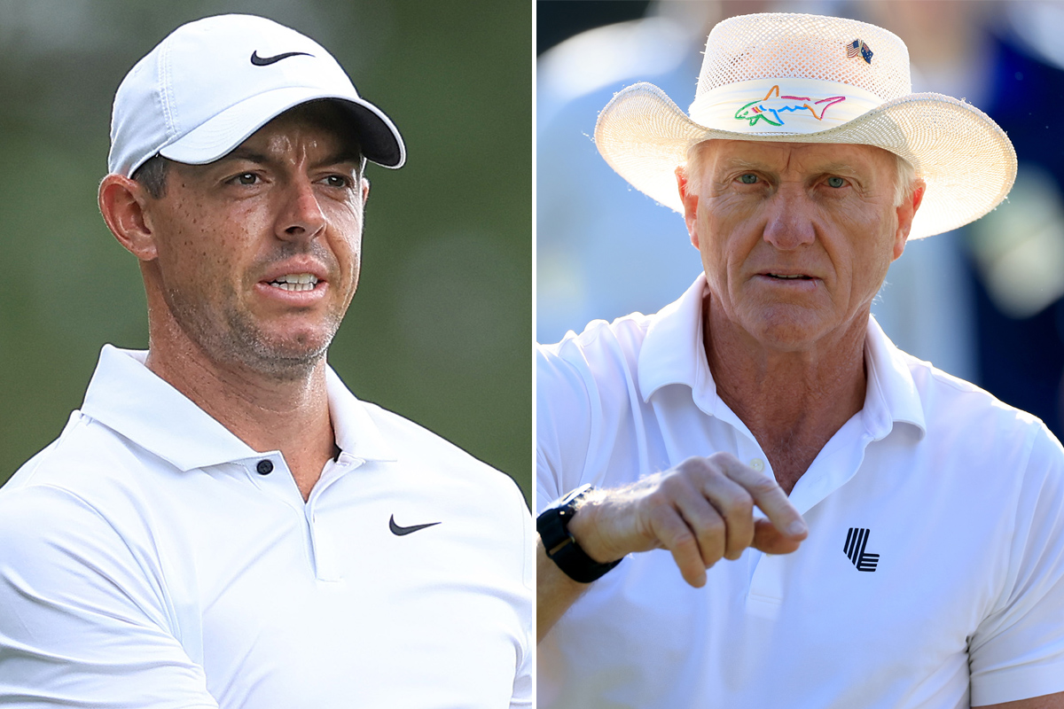 Greg Norman has told Rory McIlroy that he is ready “to sit down and have a conversation” about the world No.2 signing with LIV Golf | @NeilMcLeman mirror.co.uk/sport/golf/gre…