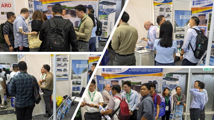 Permastore's tweet photo. Day 2 and RWT is showcasing our innovative solutions at @ASIAWATER 2024, at Kuala Lumpur Convention Centre. Visit Hall 2, Stand L213 to explore cutting-edge approaches to tackle climate change's impact on water security.
#ASIAWATER2024 #WasteWater #WaterSolutions https://t.co/OjaUKP3Gvy