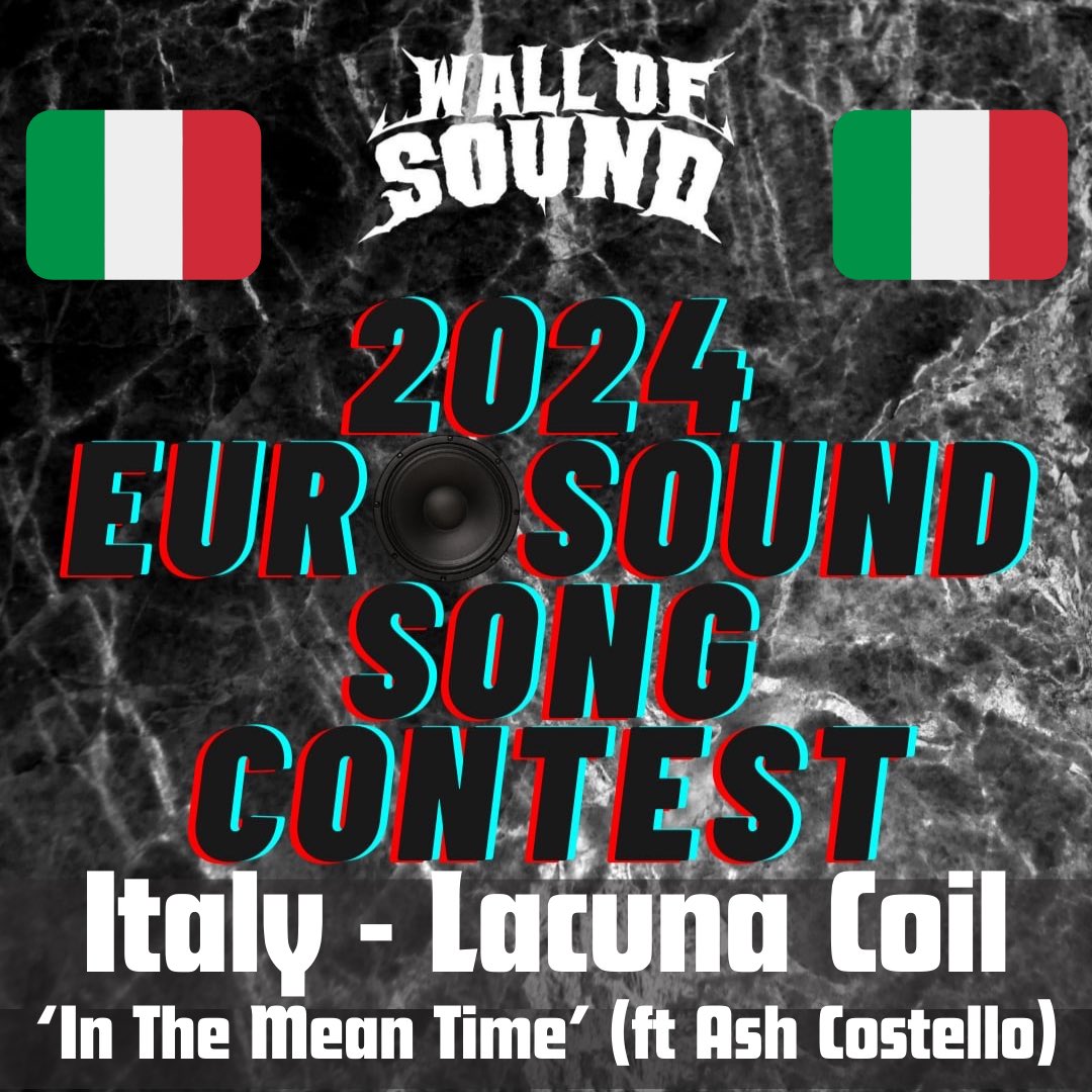 The big guns have arrived at @wallofsoundau #WoSEuroSound

@lacuna_coil are Italy’s representative with their brand new single ‘In the Mean Time’ featuring Ash Costello. 

Listen to it here: youtu.be/63z4mNFXJGY?si…

Vote for it in 2 weeks!