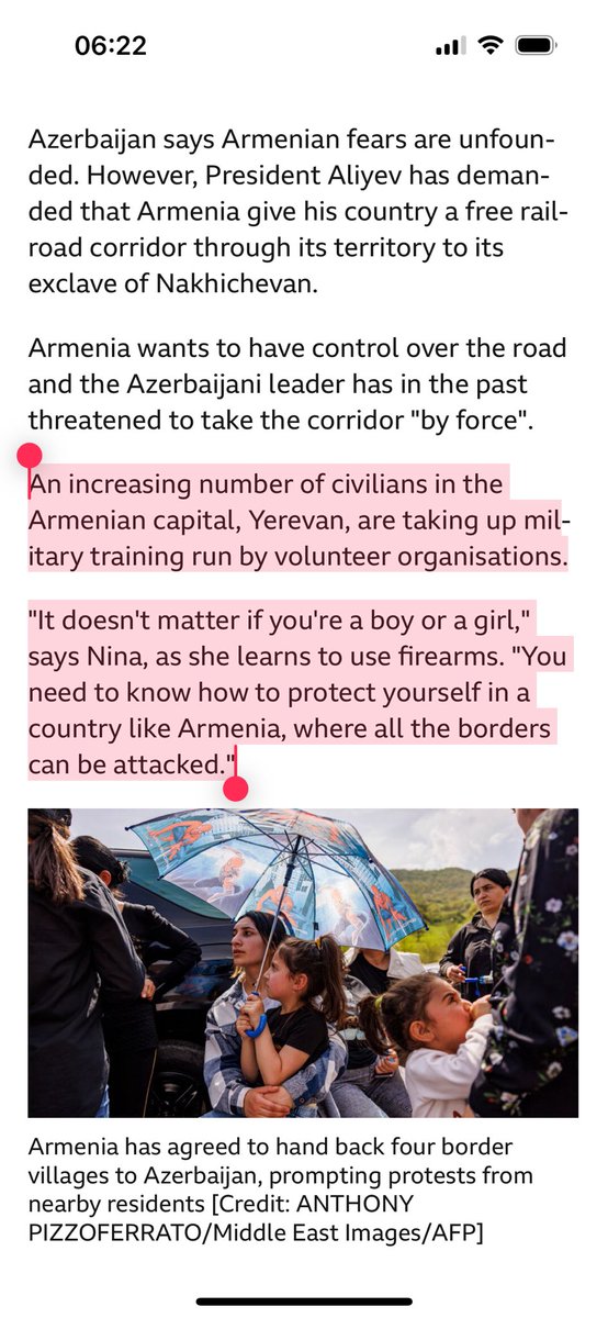 “Armenians fear new war with Azerbaijan despite talk of peace” via bbc.com/news/world-eur…