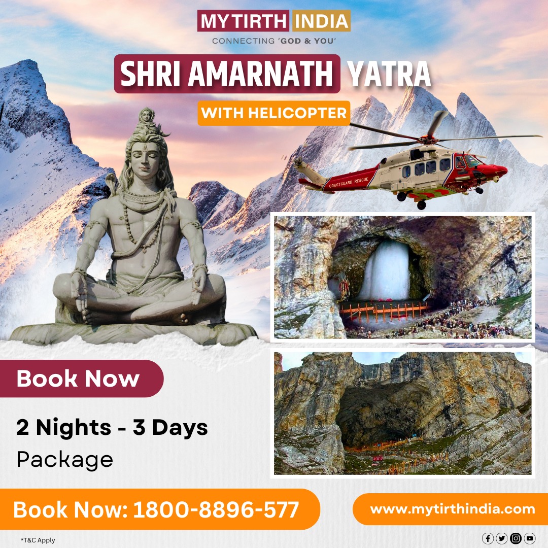 mytirthindia's tweet photo. Shree Amarnath Yatra with My Tirth India 🙏🏻
*Book Now*

#amarnathyatra #amarnath #vaishnodevi #mahadev #india #bholenath #jaimatadi #kedarnath #jammu #ujjain #katra #harharmahadev #vaishnodevitrip #jammukashmir #jaimaakali #vaishnodevidiaries #JammuAndKashmir #MyTirthIndia https://t.co/7gzllRIWUq