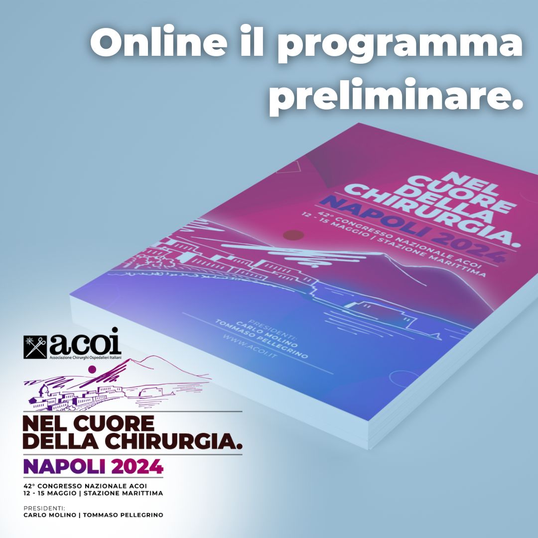 È online il programma scientifico preliminare del 42° Congresso Nazionale ACOI!

Per consultarlo ⤵️
acoi.app/20240331_progr…