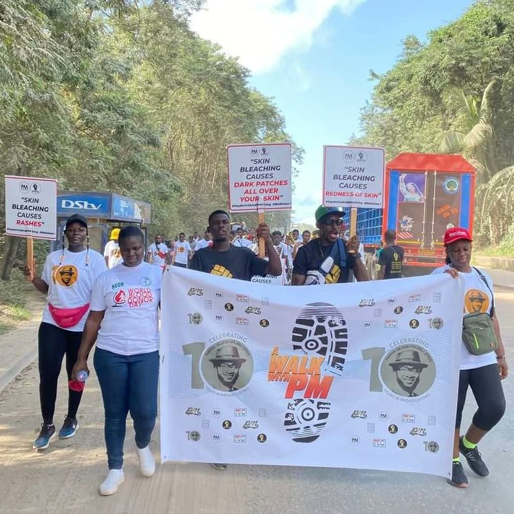 PmDePresenter's tweet photo. #AWalkWithPM
Purpose : Walk For Fitness/Campaign Against Skin Bleaching.
@PM__Foundation : Service To Humanity
#10yearsInBroadcasting #FitnessMotivation #SayNoToSkinBleaching #MadeByGod #UpnessStill #Blaklaaa π₯π₯π₯π₯π₯π₯ https://t.co/Ri4Am4iwLY