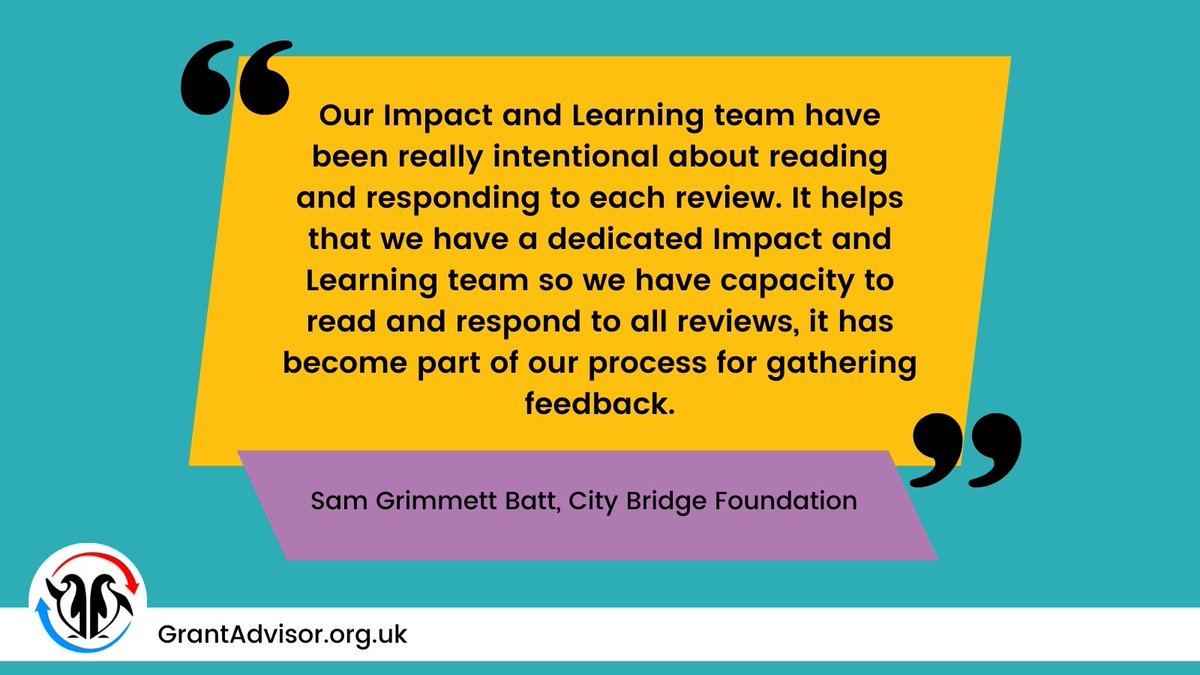 🆕 CAST Programme Lead Ellen Smyth caught up with @CityBridgeFndn's @SamGrimmettBatt to discover how collecting authentic grantseeker feedback has helped the team build stronger relationships, & make positive changes to their learning visits programme. 👉 buff.ly/3UtPtzC
