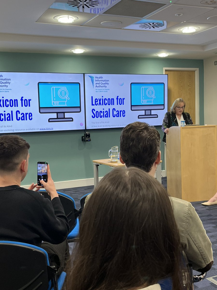 We are delighted to be at @HIQA launch of innovative lexicon for #socialcare, the first of its kind in the world. It will provide support and understanding to help people to understand the terms used in their care and support 💡

#advocacy