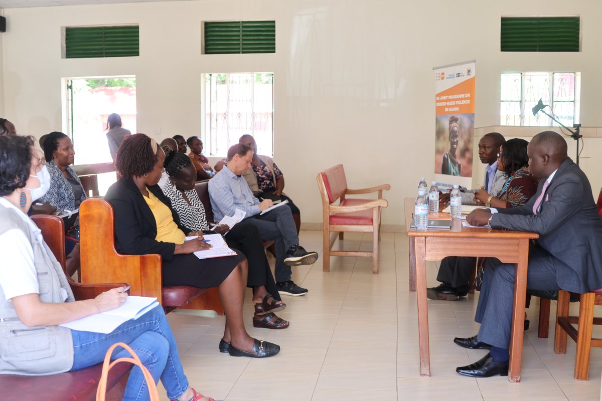 @UNFPAUganda is excited to join @SwedeninUG and other partners on the UN Joint Programme on Gender Based Violence monitoring visits to Moroto & Gulu districts implemented by @UNFPAUganda & @UNWomen, to explore progress and gains, and engage with judiciary, leaders & young women.