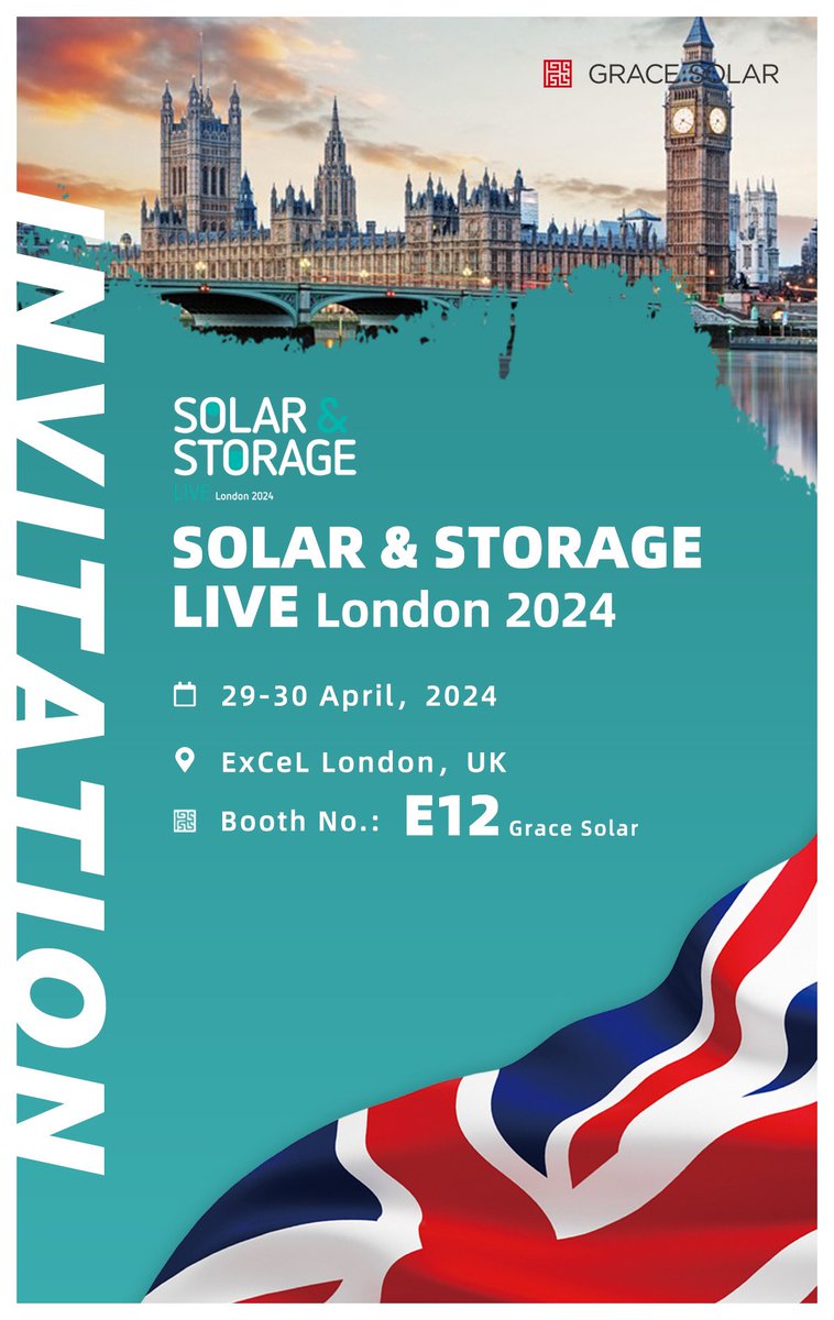 lorch30964's tweet image. The Invitation for London Expo

Hi dear friends,
We sincerely invite you to attend the upcoming solar expo.
We believe your participation will add more excitement and value to this event.
Looking forward to your coming
#UKEXPO #solarpower #Gracesolar #solarenergy