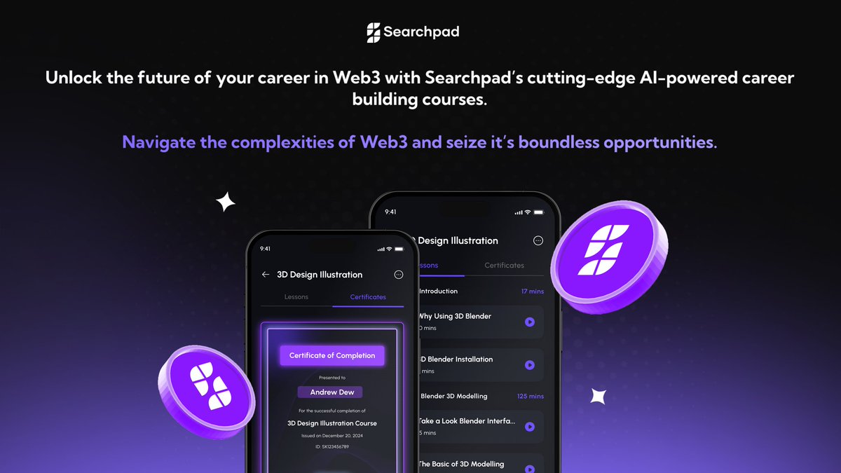With Searchpad by your side, the future of your Web3 career is within reach. We're here to help you every step of the way. 🔮
