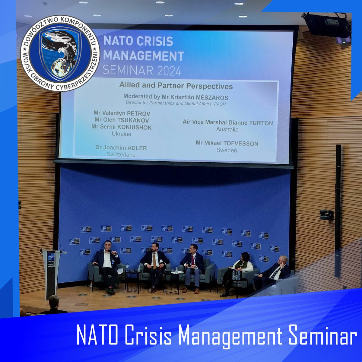 W Kwaterze Głównej #NATO w Brukseli odbyło się NATO Crisis Management Seminar. W wydarzeniu uczestniczył przedstawiciel @CyberWojska, który w ramach Sojuszu podzielił się doświadczeniami w zakresie przeciwdziałania zagrożeniom w cyberprzestrzeni.