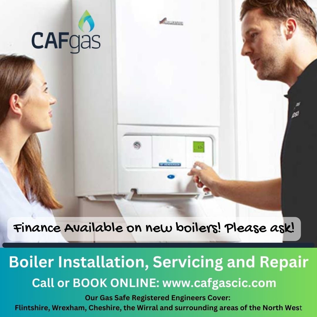 🔧 Got a boiler problem in Cheshire West, Flintshire, Denbighshire, the Wirral, or Wrexham? Don't sweat it! 😅 Contact us at CAFgas CIC for reliable Gas Safe repairs. We're a friendly, family-run team ready to fix your central heating and hot water system! 💪🏼🚿
#BoilerRepairs  🛠️