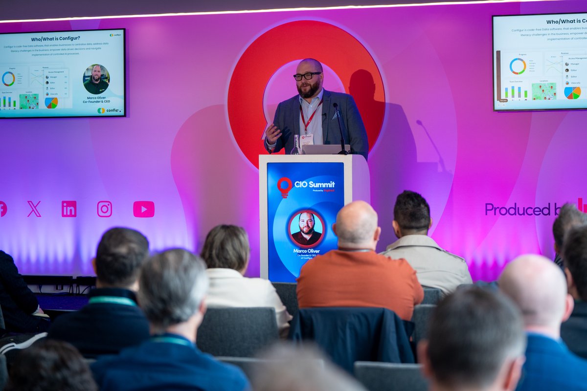 inspiredBmedia's tweet image. 🌐🔍 At the CIO Summit in Manchester, Marco Oliver, Co-founder and CEO of Configur, hosted a pivotal session titled &quot;Is Your Data Optimised for AI?&quot;. 💡📊

#CIOSummit #DataOptimization #AIReady #BusinessScalability #TechLeadership