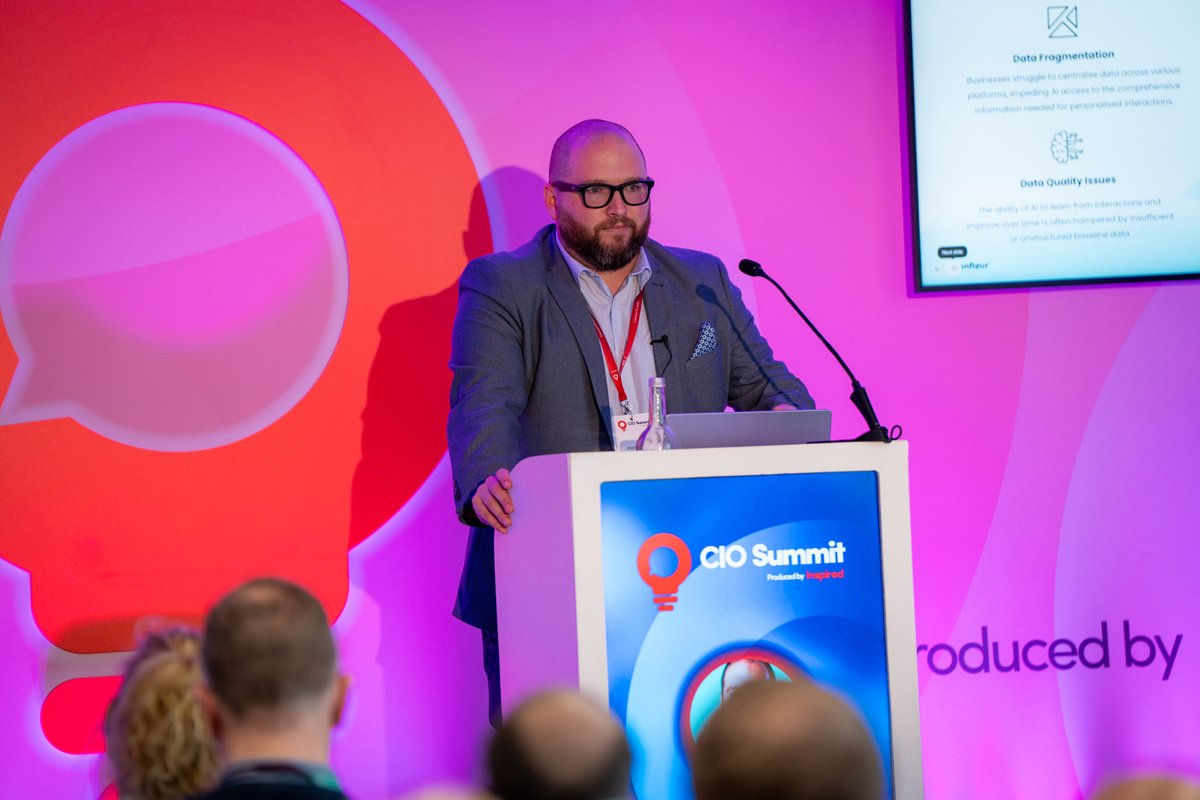 inspiredBmedia's tweet image. 🌐🔍 At the CIO Summit in Manchester, Marco Oliver, Co-founder and CEO of Configur, hosted a pivotal session titled &quot;Is Your Data Optimised for AI?&quot;. 💡📊

#CIOSummit #DataOptimization #AIReady #BusinessScalability #TechLeadership