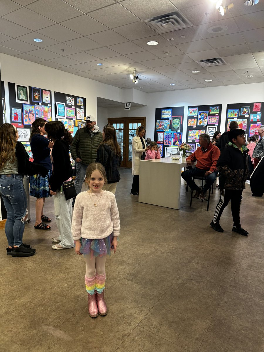 Thank you to our <a href="/WOPublicSchools/">West Ottawa Public Schools</a> elementary ART teachers for putting together such a beautiful display of our students pieces!  It was so cool to see them experience their own work displayed in public at <a href="/HollandArts/">Holland Arts Council</a>!   I’m one proud mom and teacher!