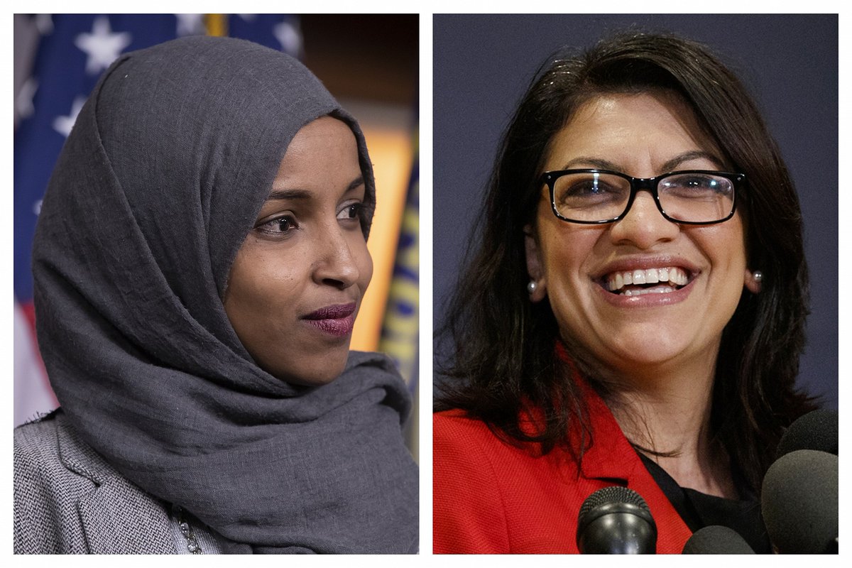 Do you agree? ✔️ 👇 ✔️ If you want HAMAS supporters removed from college campuses, it starts with the removal of these two from Congress!