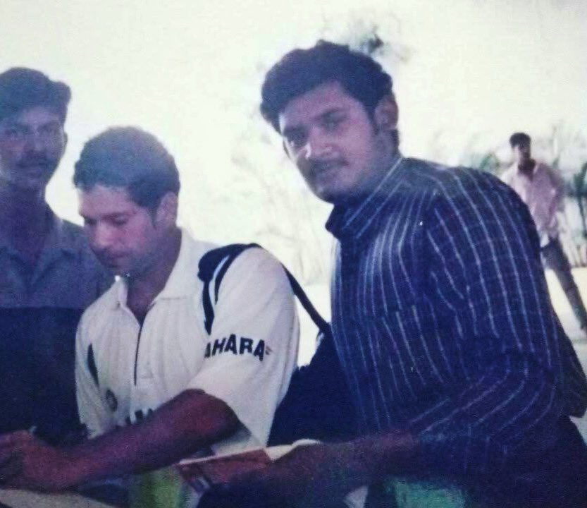Wish you a very Happy Birthday, @sachin_rt avl. I clicked this picture in my college days😍