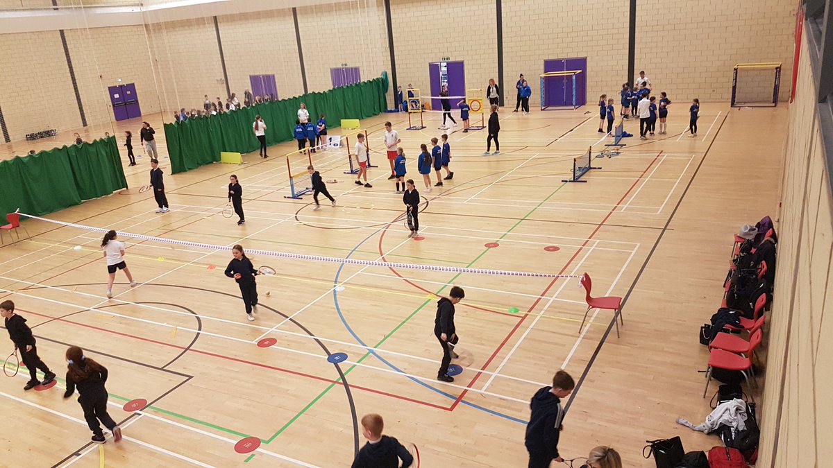 Having a fantastic time at the Y3/4 racket skills festival this morning at Durham Uni.  Definitely got our active 60 minutes and more done today! #active60