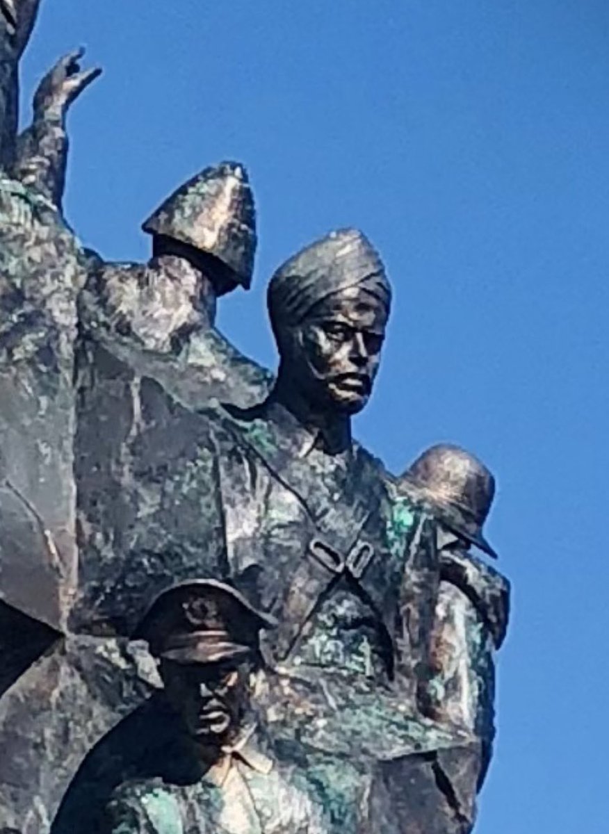 The ANZAC memorial at Eceabat in Turkey, the nearest town to the World War I Gallipoli Campaign battlefield, has a bust of Sikh soldier too. Pic~@SinghLions #AnzacDay2024