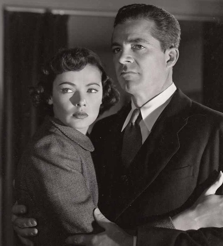 Gene Tierney and Dana Andrews in THE IRON CURTAIN (1948)