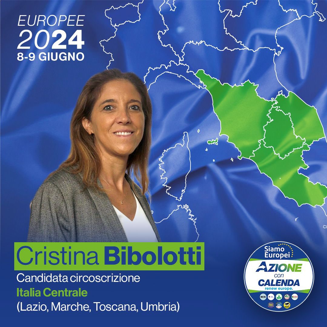 Vi presentiamo la candidatura alle elezioni europee di Cristina Bibolotti, circoscrizione Italia Centrale. Laureata in Giurisprudenza presso l’Università degli Studi di Pisa con tesi in diritto fallimentare transazionale, Cristina, oggi è un tosto avvocato cassazionista che