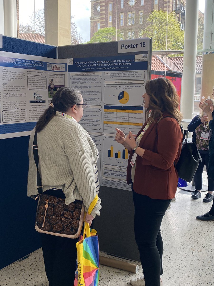 Dan Harris (@dan_harris17) on Twitter photo Great to see <a href="/CUH_CritCare/">CUH adult critical care</a> ‘s Celeste Academic Poster presenting the Skills teaching for our band 3 HCSWs.
Great work! <a href="/eoeccn/">CriticalCareNetwork</a> <a href="/LisaEnoch1/">Lisa Enoch</a> <a href="/JaneOlds2/">Jane Olds</a> <a href="/garyjparlett/">Gary Parlett 🏳️🌈 (he/his/him)</a> Great to see <a href="/CUH_CritCare/">CUH adult critical care</a> ‘s Celeste Academic Poster presenting the Skills teaching for our band 3 HCSWs.
Great work! <a href="/eoeccn/">CriticalCareNetwork</a> <a href="/LisaEnoch1/">Lisa Enoch</a> <a href="/JaneOlds2/">Jane Olds</a> <a href="/garyjparlett/">Gary Parlett 🏳️🌈 (he/his/him)</a>