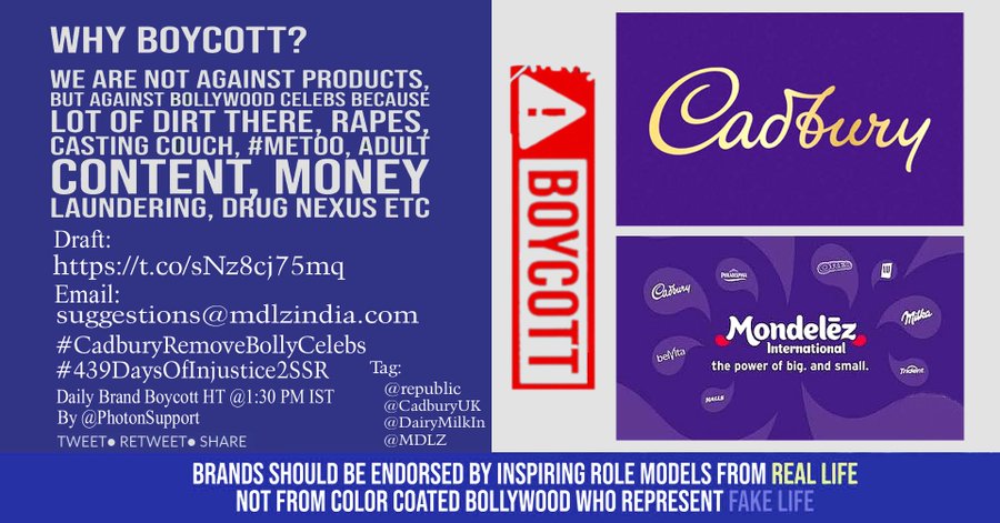 Emami
Contact procedure changed
There are multiple products with multiple ads under emami with F&G
Brand Ambassador: Multiple Bollywood/athelete

Boroplus:Akshay
Impact: Pics removed of amitabh from Boroplus. 

Cadbury
Brand Ambassador: Amitabh to Kartik
In ad: Common Public