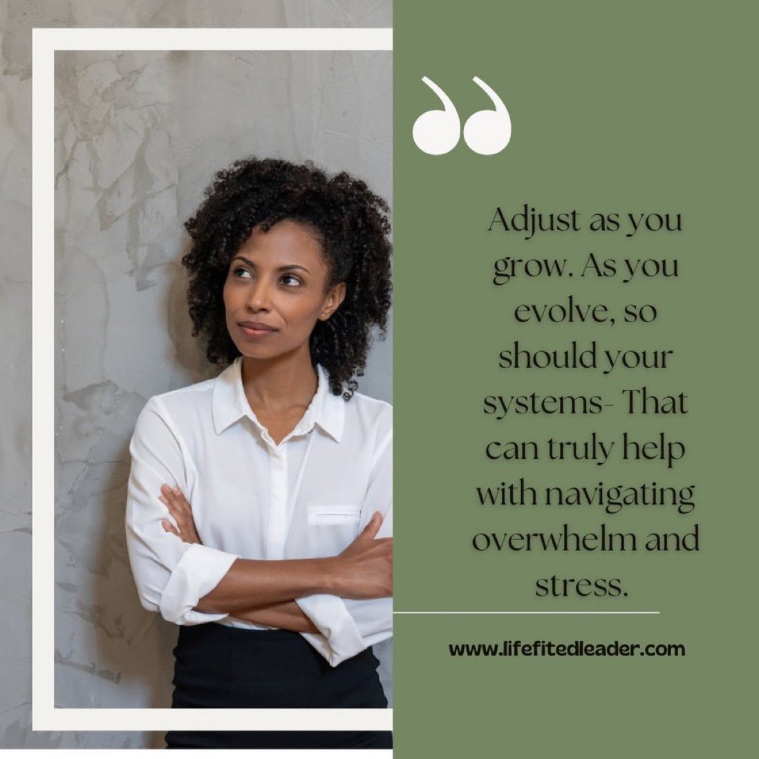 Sometimes in the middle of the stress we need to take a step back and think-What is most important? Is today’s version of me the same as 2years ago? Do I need to realign my priorities? We have to adjust as we grow. Our systems might need to change to meet us where we are today.