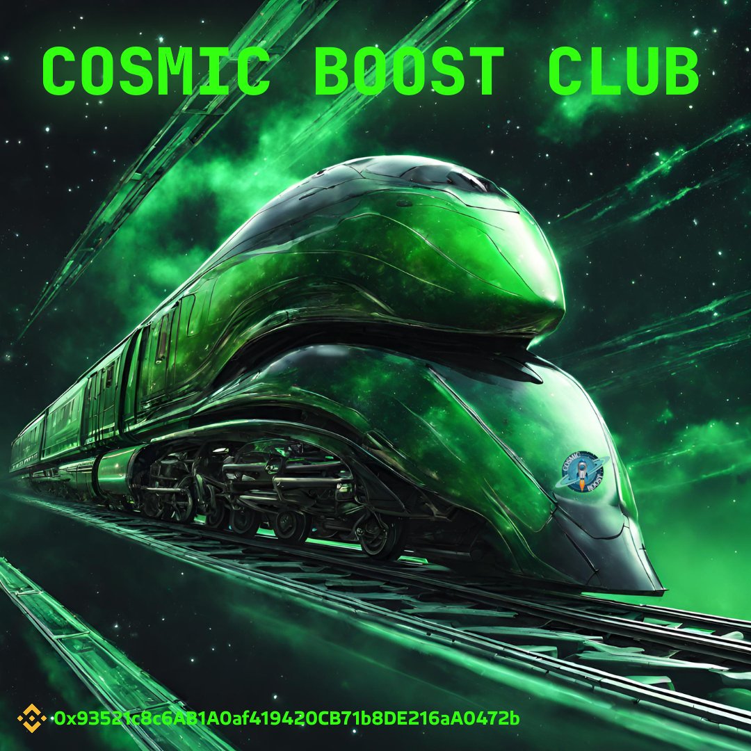 #COSMIC train is rolling

#community #cryptomarket #COSMICBOOSTCLUB #COSMICNFTCLUB $COSMIC #COSMICBOOST #BTC  #Ethereum #BEP20 #BNB  #Avalanche #Fantom #PolygonNFT #NFT #Memes #aichatbot #altcoin #CryptoMonkeysClub #CryptoMonkey

cosmicboostclub.xyz