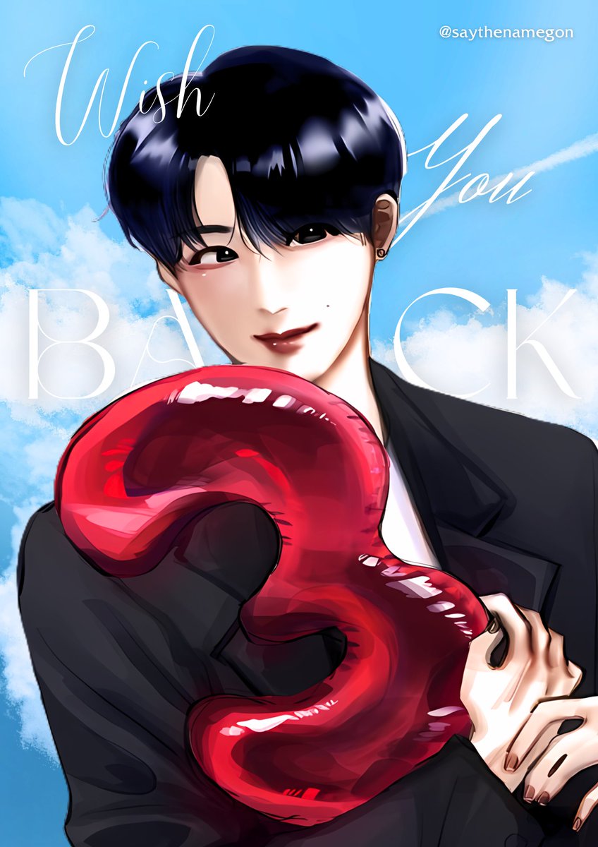 Wish you back 3rd birthday 🩵☁️
#HAN #skzfanart