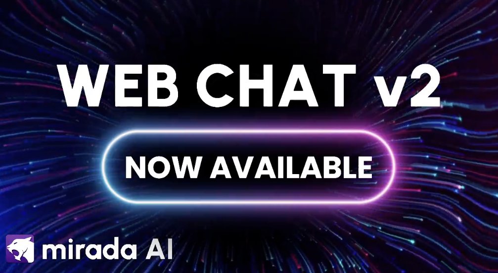 Exciting news from @MiradaAI! 🔥 AI Chat V2 is now live on their website, bringing enhanced understanding, advanced reasoning skills, and deeper web3 knowledge. Plus, upcoming updates for direct code execution are on the way! Check it out 👉 mirada.ai