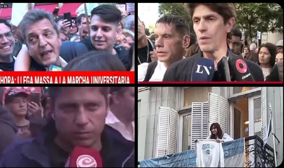 'estudiantes' que fundieron la #EscuelaPública en la #MarchaDelFrepaso