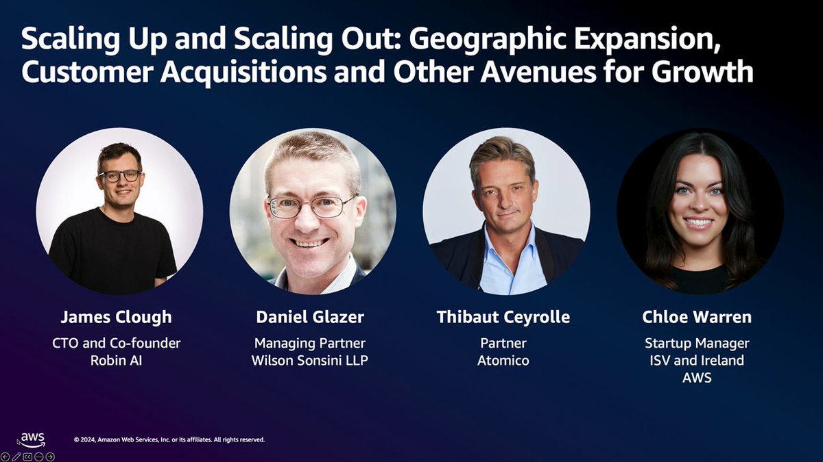 We're excited to be at the <a href="/AWS/">Amazon Web Services</a> Summit today! Our CTO and co-founder James Clough is speaking on a panel in the Startup Loft about growth and scaling. 

#genAI #AI #startups #AWSSummit #London
