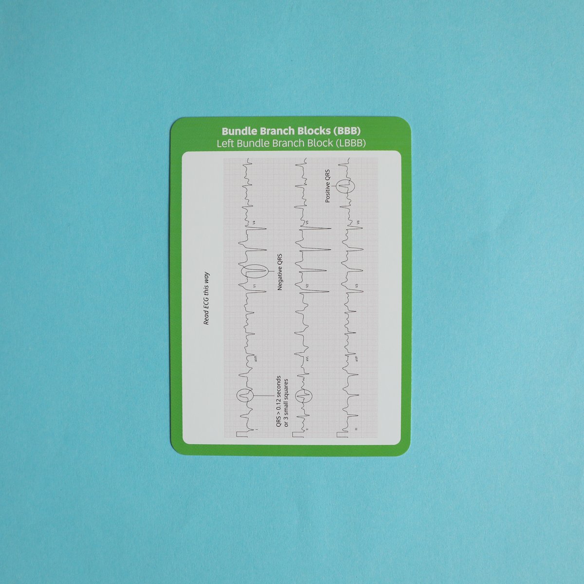 'ECGs on the Go' by @SteveP0ult0n is now available to buy!👏 Know how to recognise and interpret the common 12-lead #ECG rhythms at anytime, anywhere. Unlike other ECG cards, these ones are referenced, evidence-based and in line with current guidance: bit.ly/ECGsontheGo