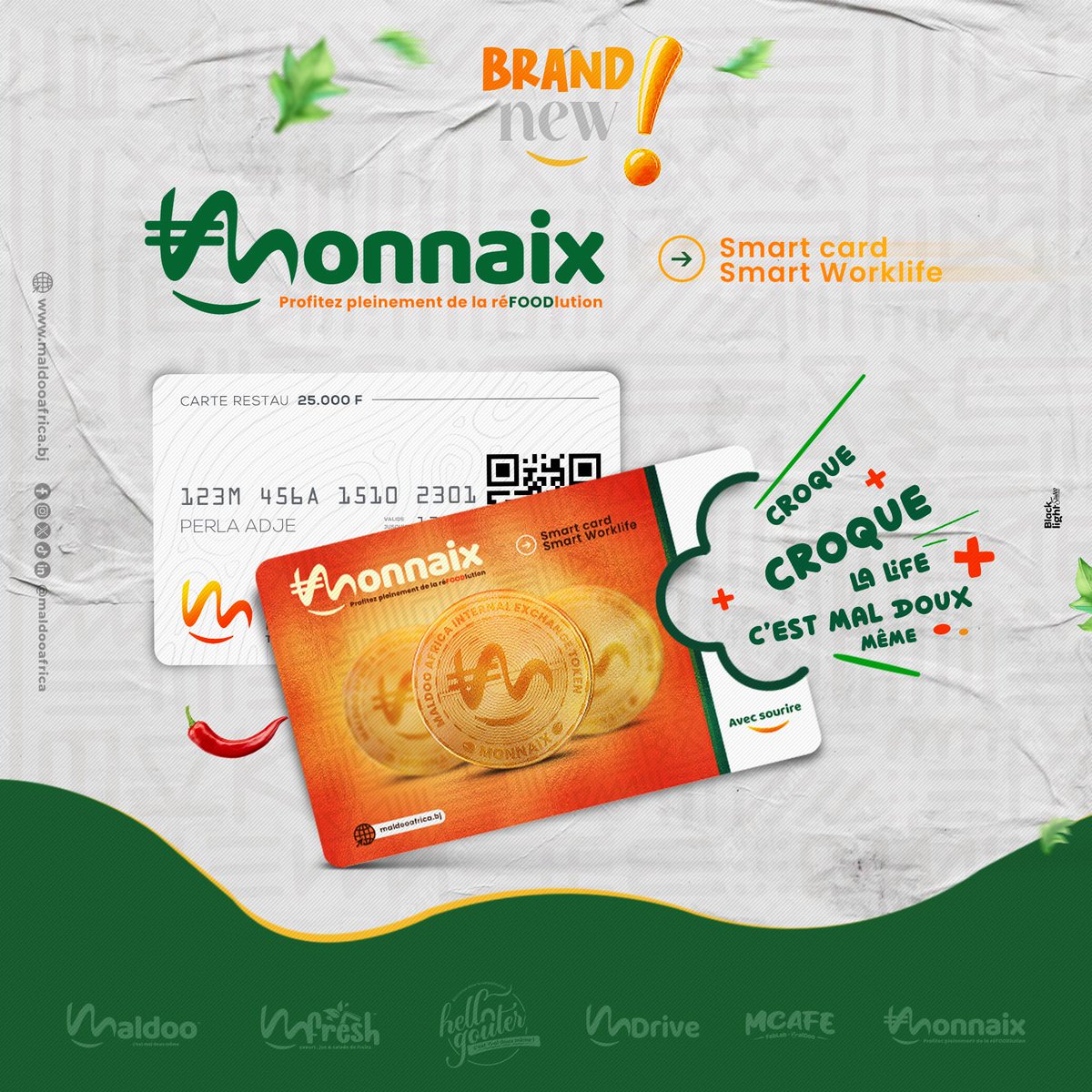 maldooafrica's tweet photo. Elle a fait peau neuve et nous l'avons rebaptisé pour le meilleur. 
>> 𝕄𝕆ℕℕ𝔸𝕀𝕏 💳

 Heyy pardon ! C'est pas Crypto ooh ! C'est votre 𝗰𝗮𝗿𝘁𝗲 𝗱'𝗮𝗯𝗼𝗻𝗻𝗲𝗺𝗲𝗻𝘁 𝗠𝗮𝗹𝗗𝗼𝗼-𝗩𝗜𝗣,  emplie de merveilles. 

Restez Connectés ! https://t.co/9nlDnYIXch