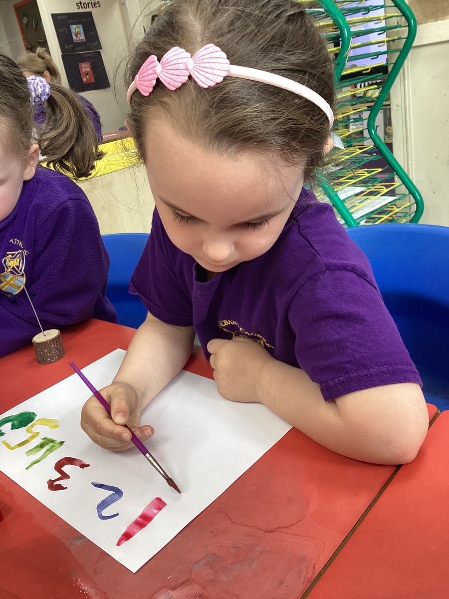 Reception have been painting their numbers too! #Reception #MrsS #Maths