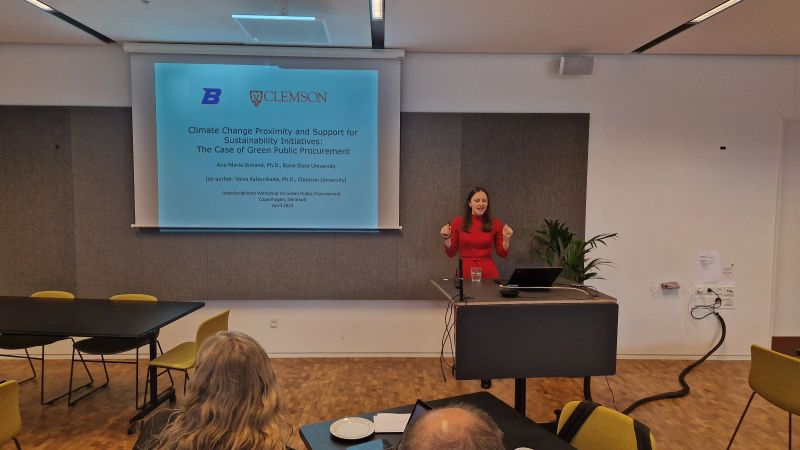 <a href="/AnaDimand/">Ana-Maria Dimand</a> talked about "Climate Change Proximity and Support for Sustainability Initiatives: The Case of Green Public Procurement"